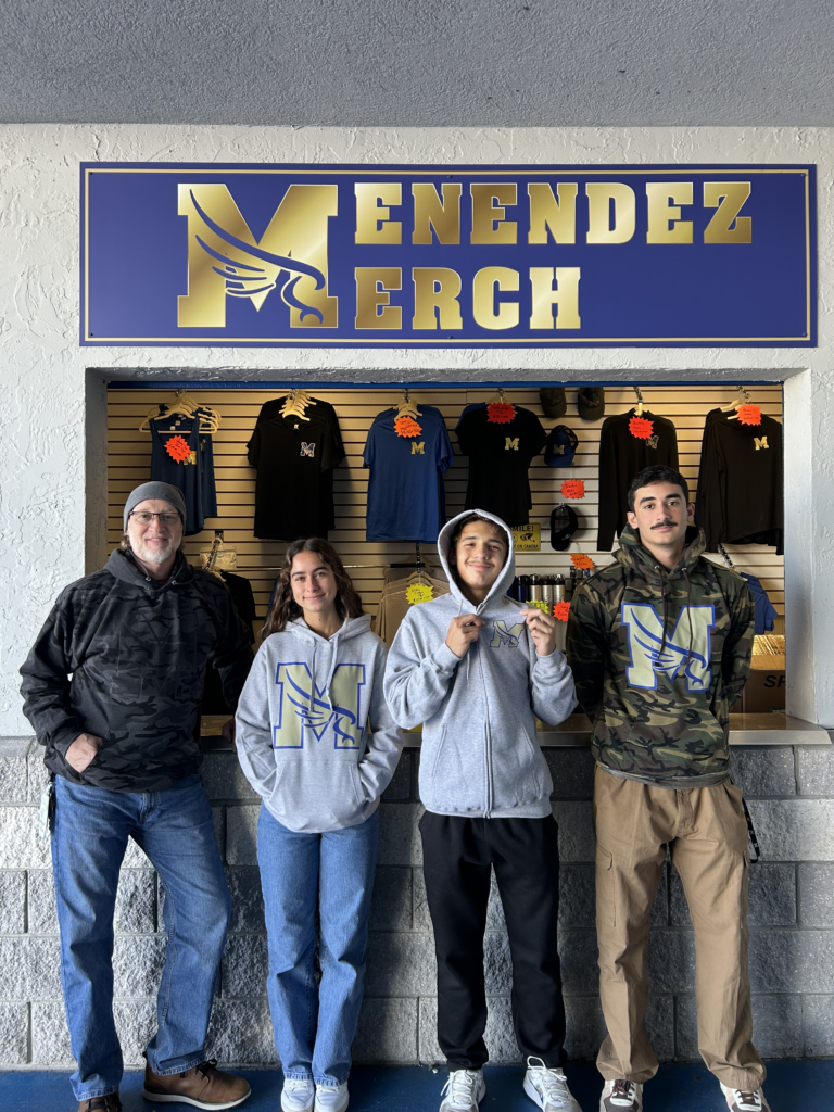Menendez Merch Store is ready for chilly weather - Career and Technical ...